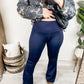 Brighton Flare Leggings in Navy
