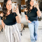 Surely Yours Asymmetrical Neckline Top