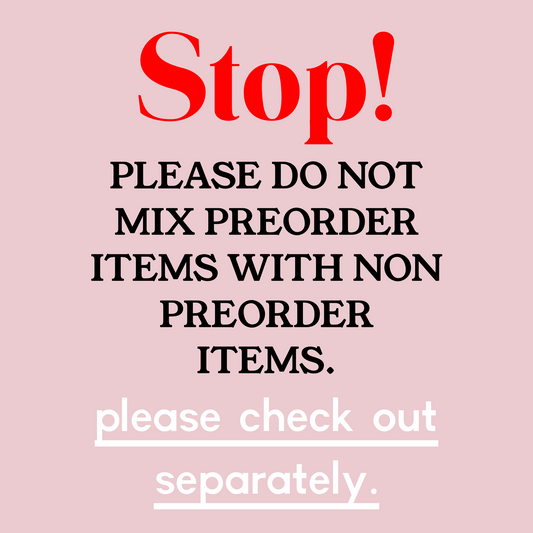PREORDER INSTRUCTIONS
