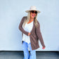 PREORDER: Reese Ribbed Cardigan in Seven Colors (Ships early/mid October)