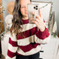 Lucky Strike Top In Burgundy