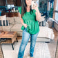 Talk About It Smocked V-Neck Top