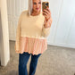 Patiently Waiting Peplum Top