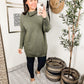 Slouchy Ribbed Tunic Sweater - Multiple Colors