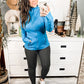 Staying Swift Activewear Jacket in Hawaiian Blue