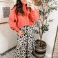 Once, Twice Animal Print Skirt
