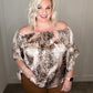 Desert Romance Animal Print Blouse