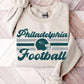 Retro Print Football Shirt/Sweatshirt