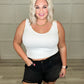 Judy Blue Black Distressed Cut Off Shorts