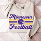 Retro Print Football Shirt/Sweatshirt
