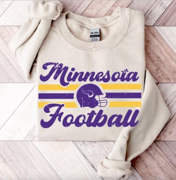 Retro Print Football Shirt/Sweatshirt