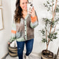 Changing Leaves Long Sleeve Button Up Cardigan