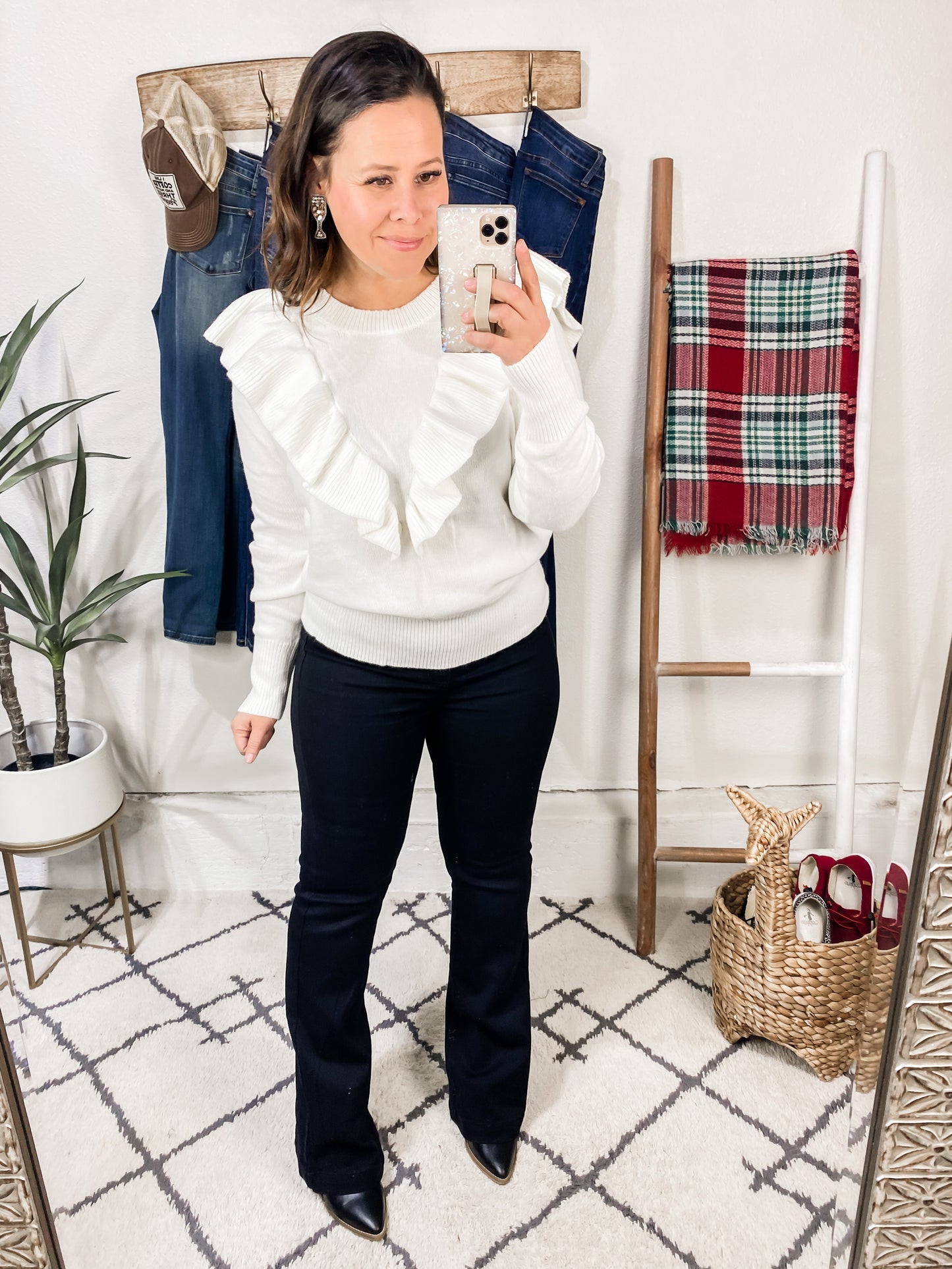 Next Level Black Flare Jeans