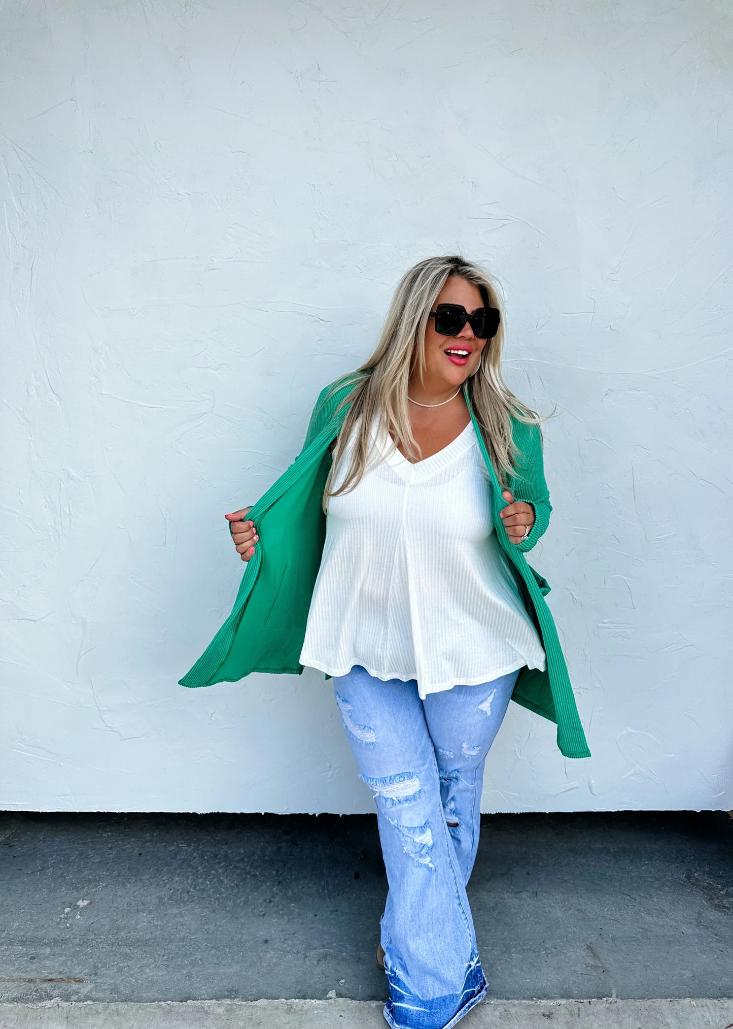 PREORDER: Reese Ribbed Cardigan in Seven Colors (Ships early/mid October)