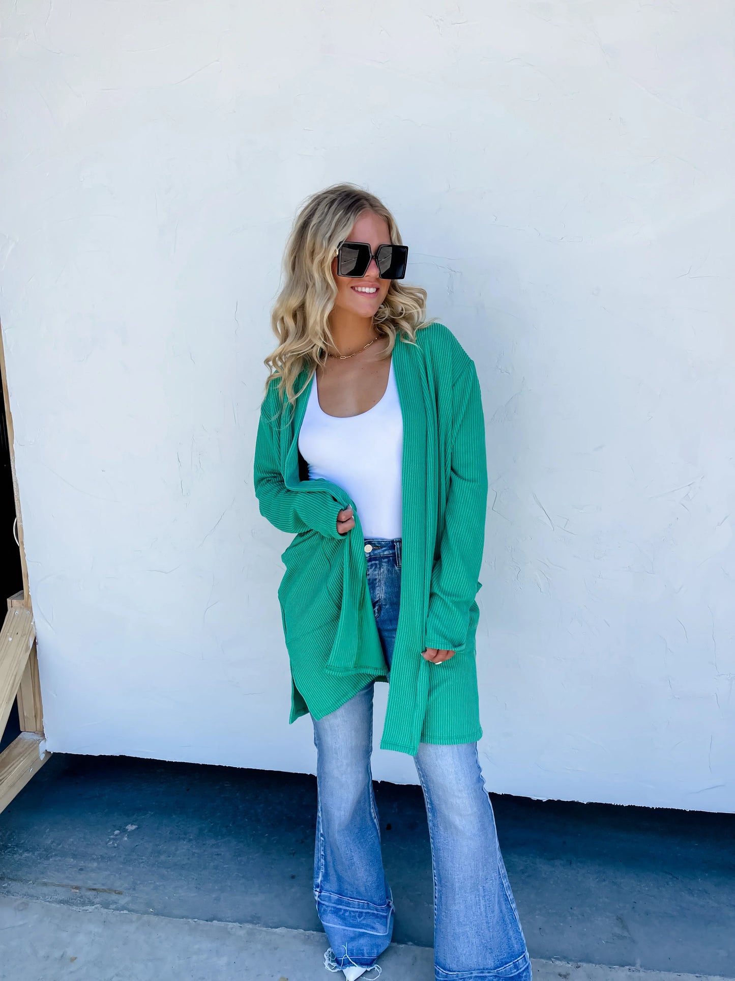 PREORDER: Reese Ribbed Cardigan in Seven Colors (Ships early/mid October)
