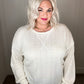 Keep Me Here Knit Sweater in Cream