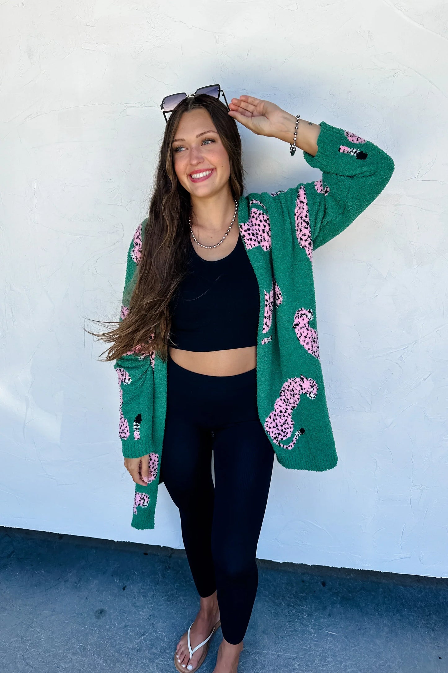 PREORDER: Wild About It Leopard Cardigan In Two Colors (Ships Mid September)
