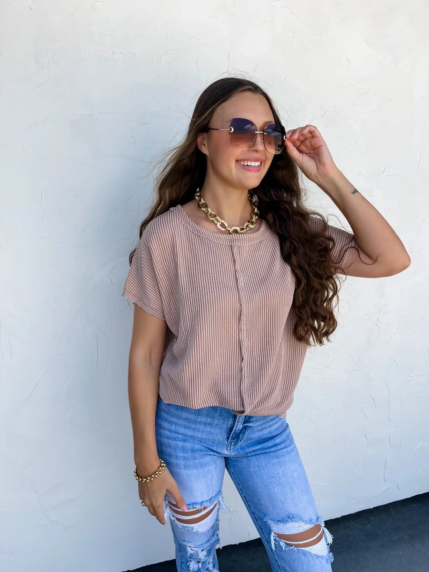 PREORDER: Sophia Ribbed Top in Four Colors