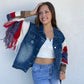 PREORDER: All American Fringe Denim Jacket (Ships Mid Oct.)