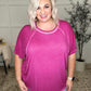 The Remix Oversized Mineral Washed T-Shirt in Magenta