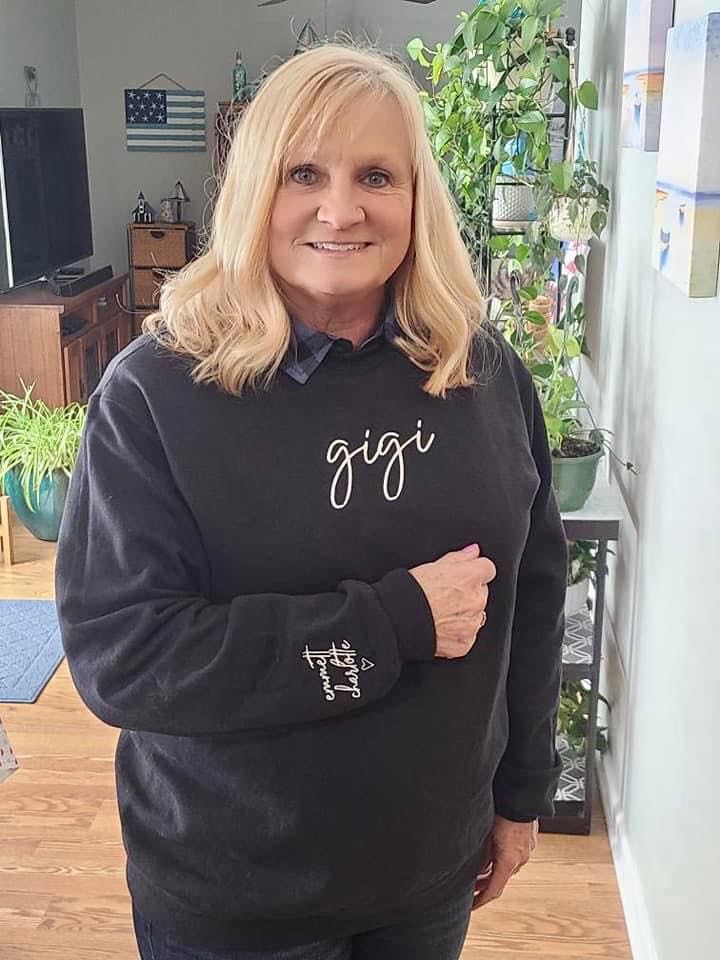 PREORDER: CUSTOM EMBROIDERED MAMA SWEATSHIRT IN FOUR COLOR OPTIONS