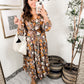 Floral Vibrations Dress