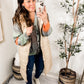 Changing Leaves Long Sleeve Button Up Cardigan
