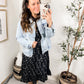 Larissa Long Sleeve Ruffle Hem Dress