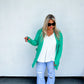 PREORDER: Reese Ribbed Cardigan in Seven Colors (Ships early/mid October)