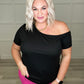 Surely Yours Asymmetrical Neckline Top