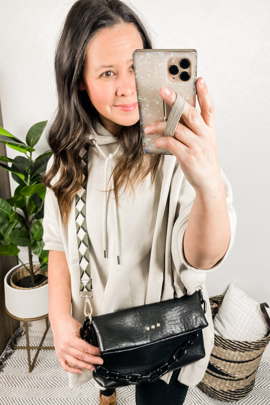 Chain cross body bag
