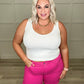 Judy Blue Pink Mid Rise Cut Off Shorts