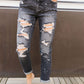 In The Past Dark Gray Boyfriend Jeans