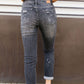 In The Past Dark Gray Boyfriend Jeans
