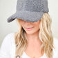 Teddy Fleece Baseball Cap - Multiple colors