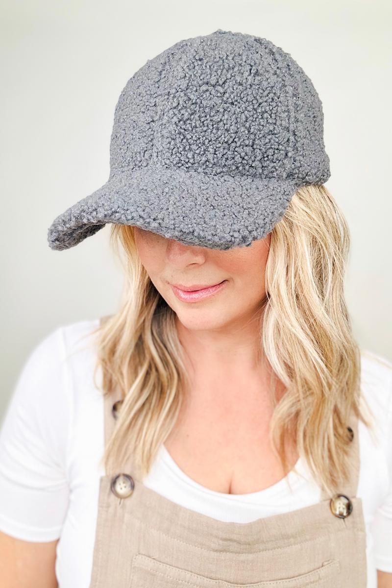 Teddy Fleece Baseball Cap - Multiple colors