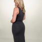 Zenana Cotton Midi Tank Dress - Multiple colors