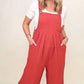 Wide Leg Jumpsuit With Pockets