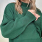 Mags Side Slit Cropped Sweater