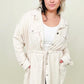 Faux Suede Shirt Jacket - 2 colors