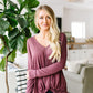 Mauve Modal Twist Top