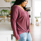 Mauve Modal Twist Top
