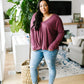Mauve Modal Twist Top