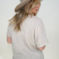 Jacquard Short Sleeve Knit Top