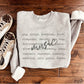 PREORDER: Music Words Sweatshirt in Two Colors