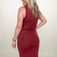 Zenana Cotton Midi Tank Dress - Multiple colors
