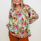 Floral Printed Knit Top