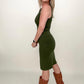 Zenana Cotton Midi Tank Dress - Multiple colors