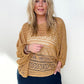 Open Knit Dolman Sleeve Summer Sweater - 2 colors