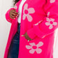 Enough Anyways Floral Cardigan in Pink